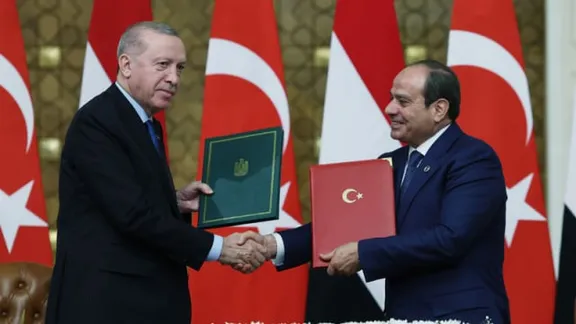 Erdoğan: Türkiye ile Mısır ikili ticaret hacminde hedef 15 milyar dolar